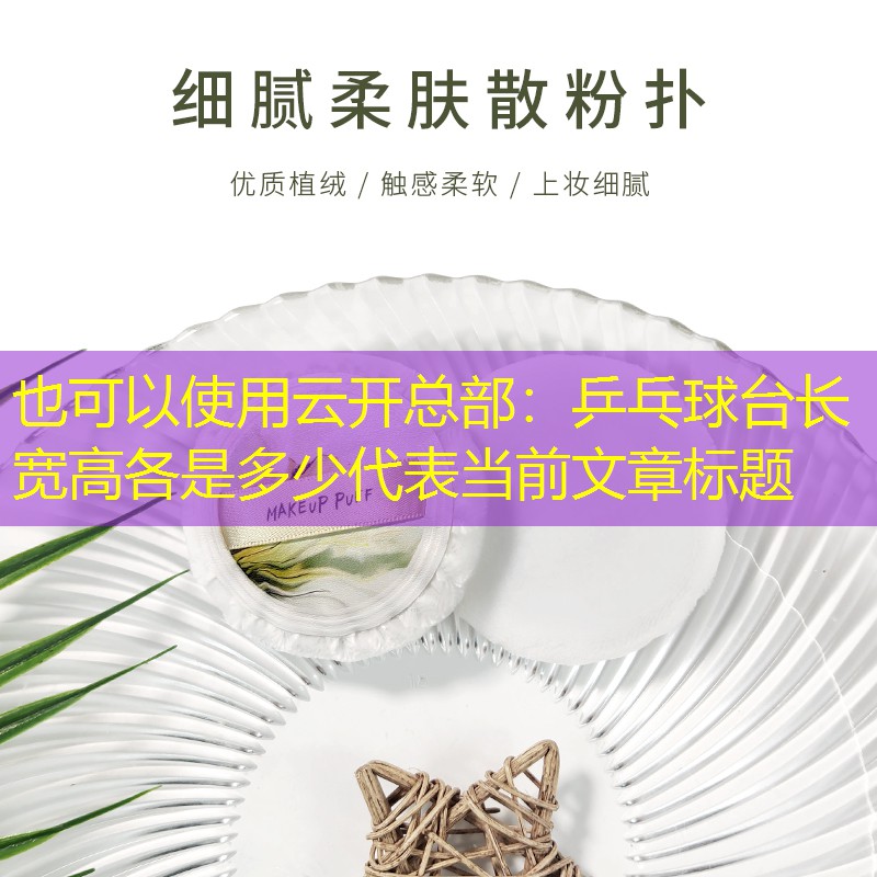 云开总部：乒乓球台长宽高各是多少